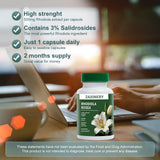 ZAXINERY Rhodiola balance diario: uso diario para un estado emocional estable
