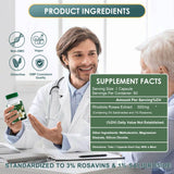 ZAXINERY Rhodiola envase vegetariano: cápsulas veganas fáciles de tragar