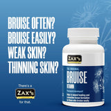 Etiqueta frontal de ZAX'S ORIGINAL, fácil de identificar en el estante.
