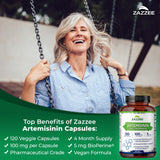 Cápsula Zazzee con BioPerine para mayor absorción.