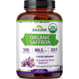 Zazzee azafrán 20x extracto en botella para uso diario