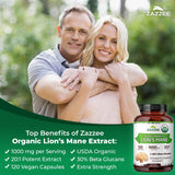Zazzee beta glucanos 30% en extracto para beneficios potenciados