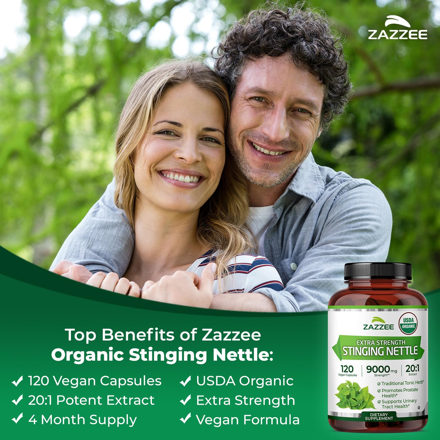 Zazzee Etiqueta Orgánica USDA: certificado de calidad