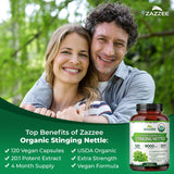 Zazzee Etiqueta Orgánica USDA: certificado de calidad