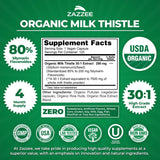 Zazzee etiqueta orgánica certificada USDA: pureza y origen natural