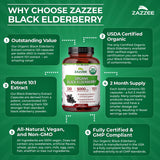 Zazzee etiqueta vegana y sin OGM para transparencia.