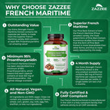 Zazzee fabricado en EE.UU., control de calidad estricto