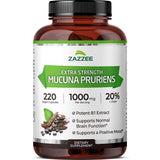 Zazzee Mucuna Pruriens frasco 8:1, dosis concentradas para uso diario