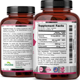Zazzee Myo-D-Chiro Inositol, medidas de dosificación y porciones: 30 porciones por envase.