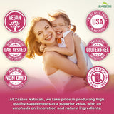 Zazzee Myo-D-Chiro Inositol, pruebas de calidad ISO aseguran pureza y potencia.