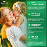 Producto 100% puro, vegano y kosher de Zazzee Myo-Inositol