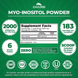 Zazzee Myo-Inositol con cucharita gratis para dosis exactas
