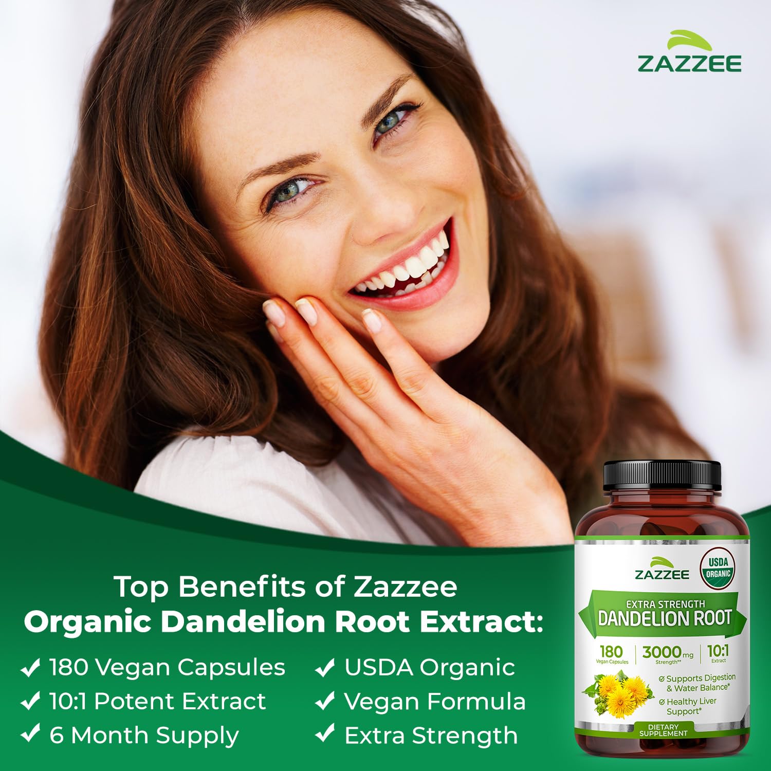 Zazzee producción en eeuu, control de calidad riguroso.