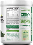 Zazzee Spirulina se integra en smoothies verdes para un aporte de energía suave.