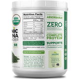 Zazzee Spirulina sin gluten ni aditivos, opción limpia