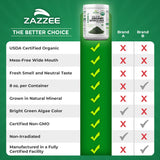Zazzee Spirulina para batidos matutinos y yogur nutritivo