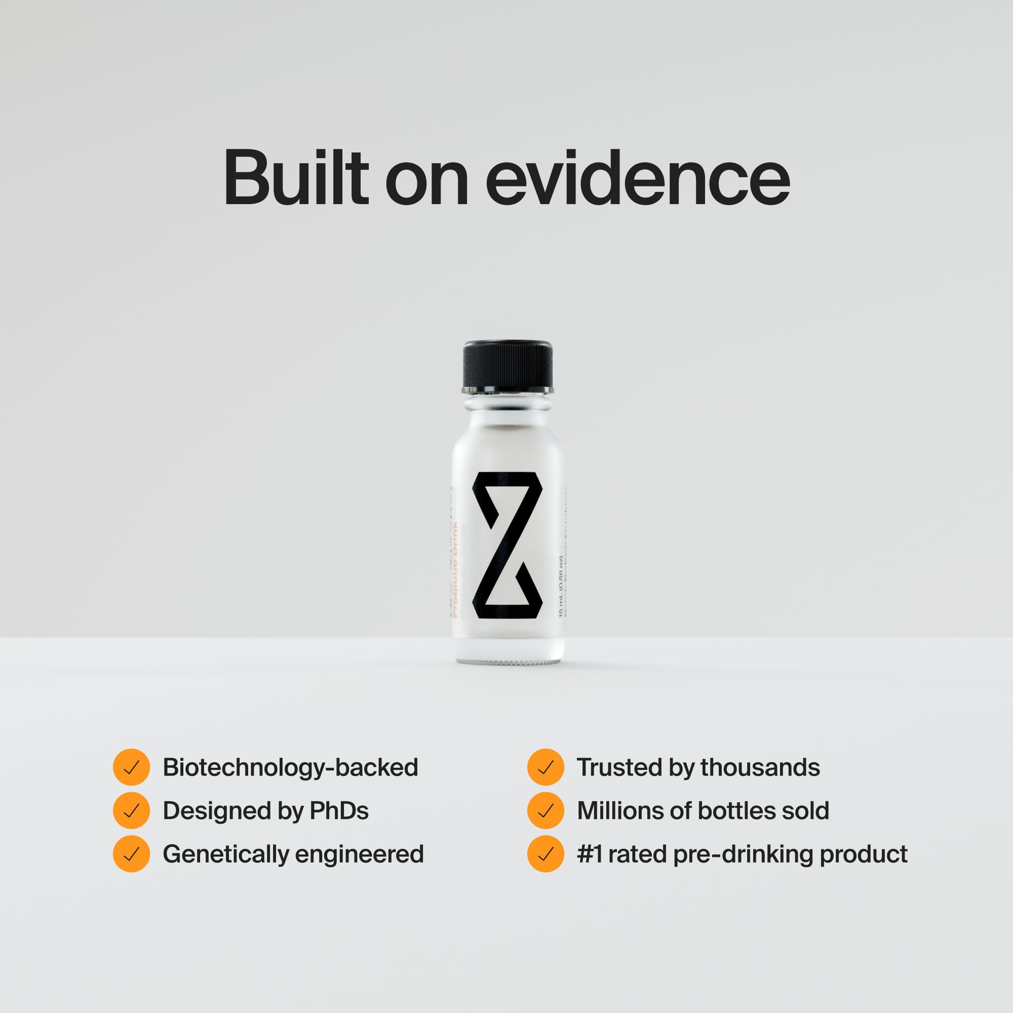 ZBiotics bebida probiótica portátil para rituales previos al beber