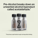 Conjunto de 3 botellas ZBiotics para viaje y movilidad
