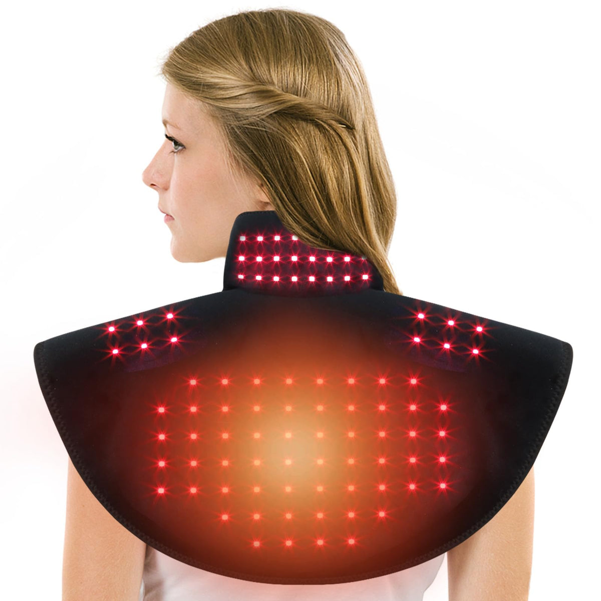 Zdatt terapia de luz roja inalámbrica para hombro y cuello, alivio suave