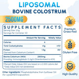 Zdoroviye Colostro Bovino liposomal, etiqueta clara facilita identificar dosis.