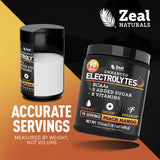 Zeal Polvo de electrolitos, ideal para apoyar una dieta cetogénica sin azúcares