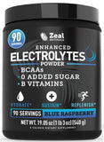 Zeal Electrolyte Powder: botella frontal para hidratación sostenida durante entrenamientos.
