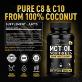 Cápsulas MCT Zeal Naturals en primer plano, apoyo para concentración.