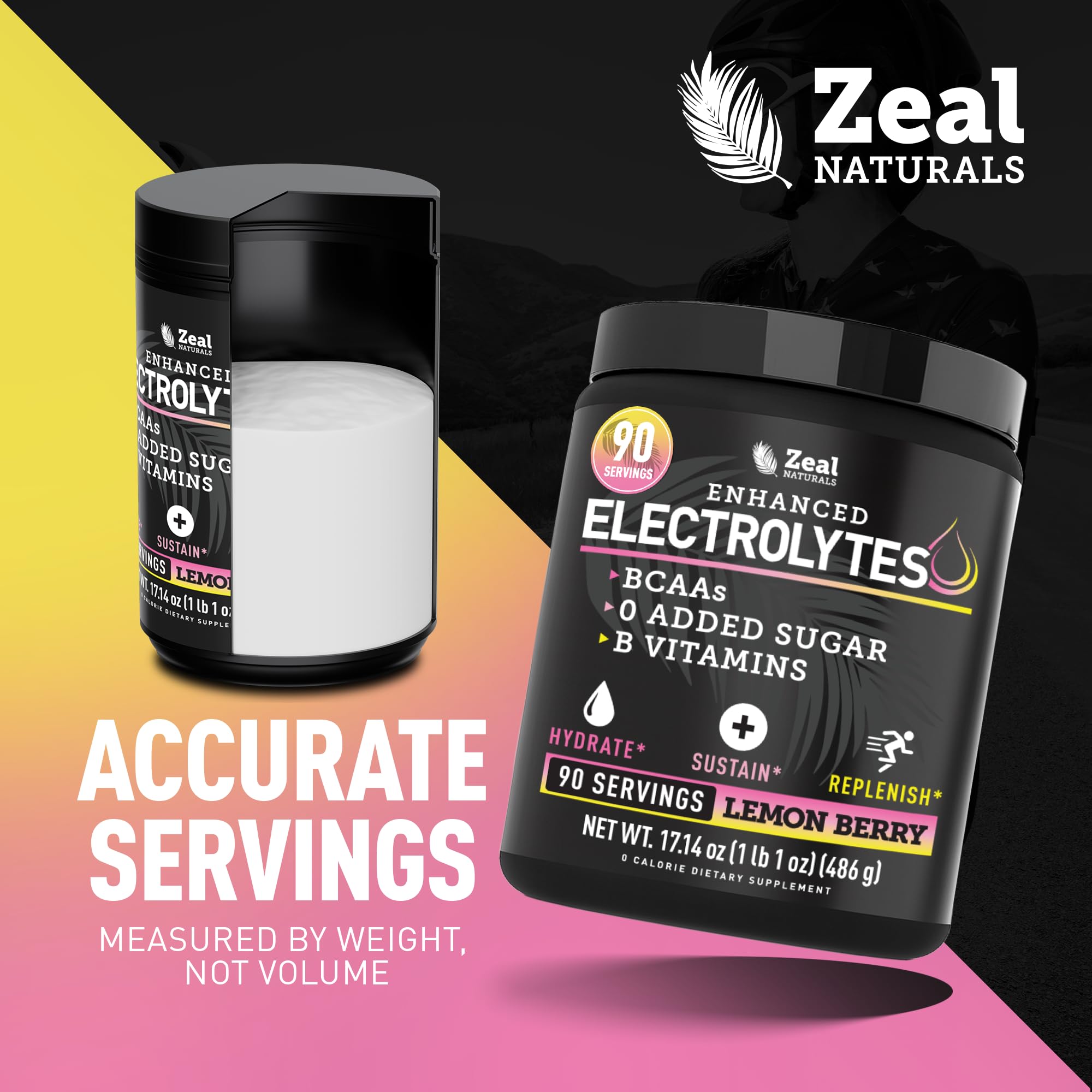 Zeal Naturals Sin azúcar para sabor agradable sin calorías extras.