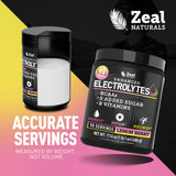 Zeal Naturals Sin azúcar para sabor agradable sin calorías extras.