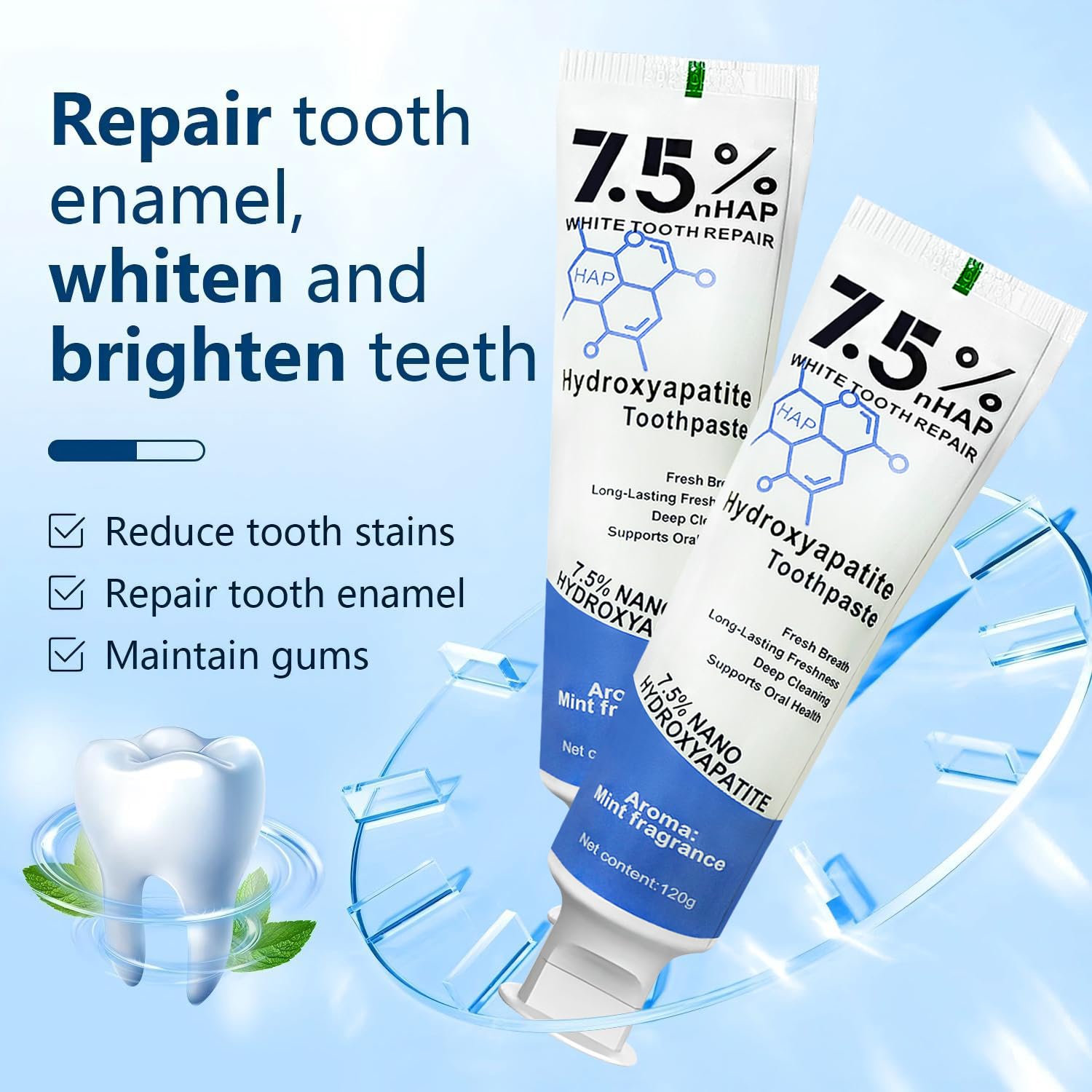 Pasta Zeamyhy con hidroxiapatita fortalece esmalte y cuida dientes sensibles