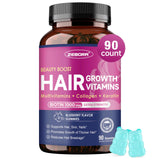 ZEBORA gominolas biotina para cabello saludable y brillo natural