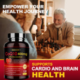 ZEBORA CoQ10-400mg-bioperine-absorcion mejora la asimilación