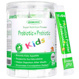 ZEBORA Kids Probiotic sobres-30: dosis diaria fácil de añadir a comidas o bebidas.