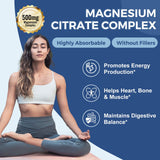 ZEBORA Magnesium Citrate Complex, cápsulas suaves para dosificación cómoda.