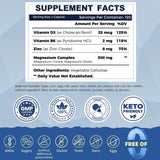 ZEBORA Magnesium Citrate Complex, ingredientes puros para mejor absorción.