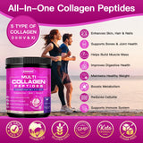 ZEBORA Multi Colageno Polvo, mezcla en bebida, aporta hidratación y salud de la piel.