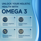 ZEBORA Omega3 botella cerrada, cápsulas fáciles de tragar