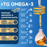 ZEBORA Omega-3 sin sabor, experiencia más fresca sin regurgitaciones.