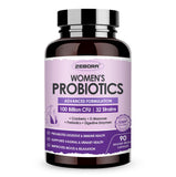 ZEBORA Probiotics: botella de cápsulas para digestión equilibrada diaria.