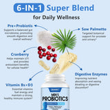 ZEBORA Probiotics para hombres: enzimas digestivas para mejor absorción de nutrientes.