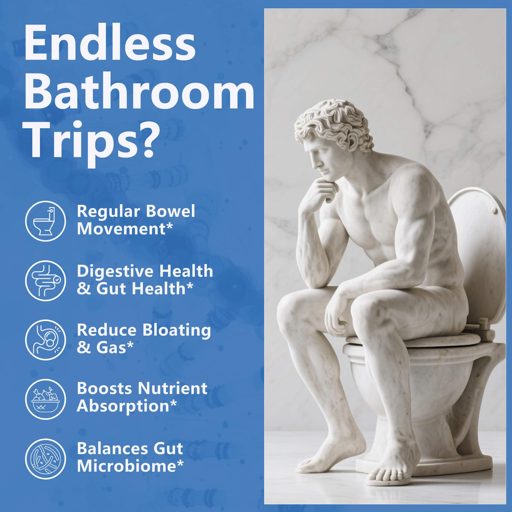 ZEBORA Probiotics para hombres: etiqueta del producto muestra beneficios clave.