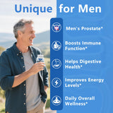 ZEBORA Probiotics para hombres: imagen de prebióticos para salud intestinal.