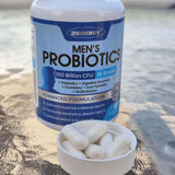 ZEBORA Probiotics para hombres: salud digestiva para reducir molestias estomacales.