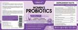 ZEBORA Probiotics para mujeres, uso diario para apoyar la microbiota intestinal.