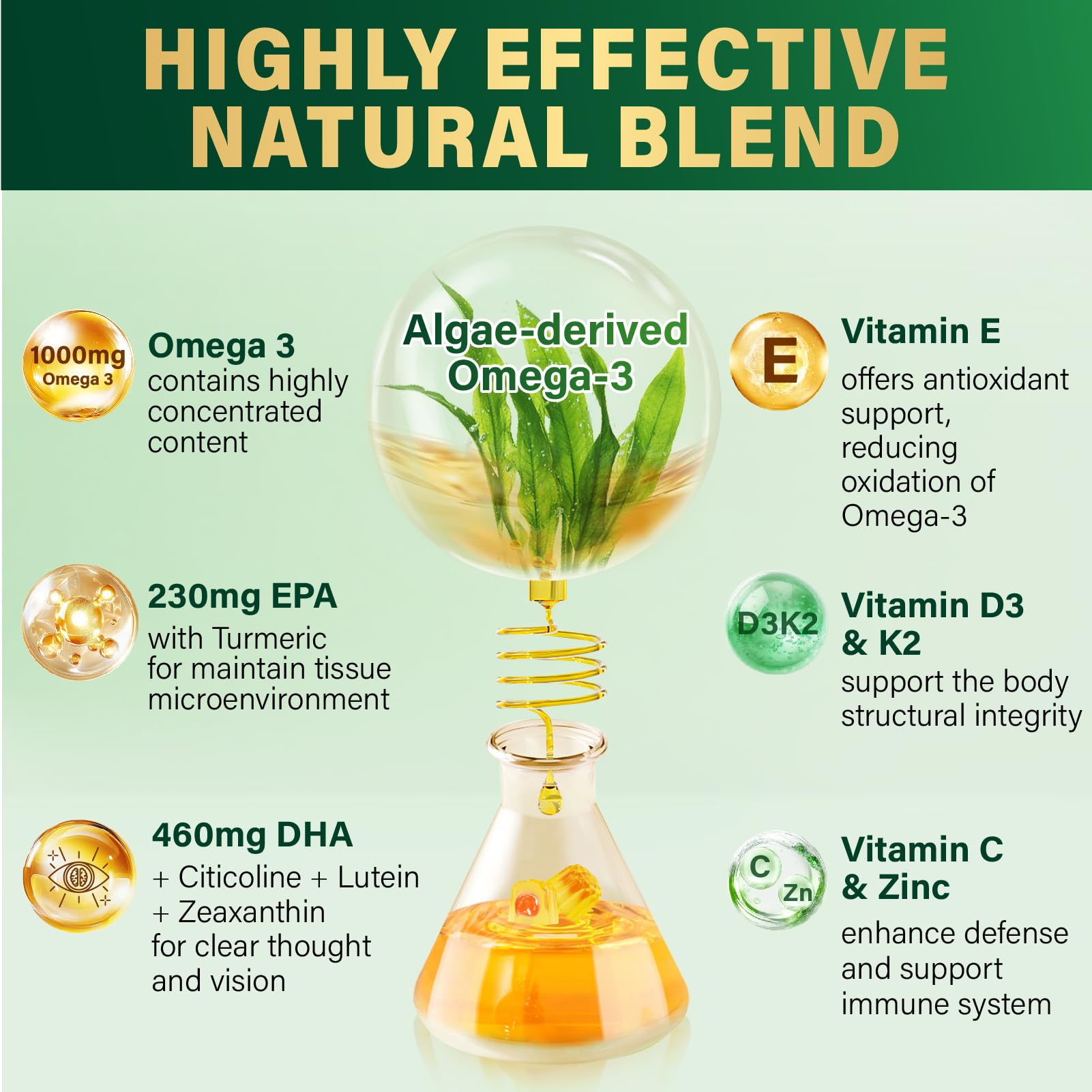 Omega-3 de algas ZEGBALP, aceite vegano de alta biodisponibilidad