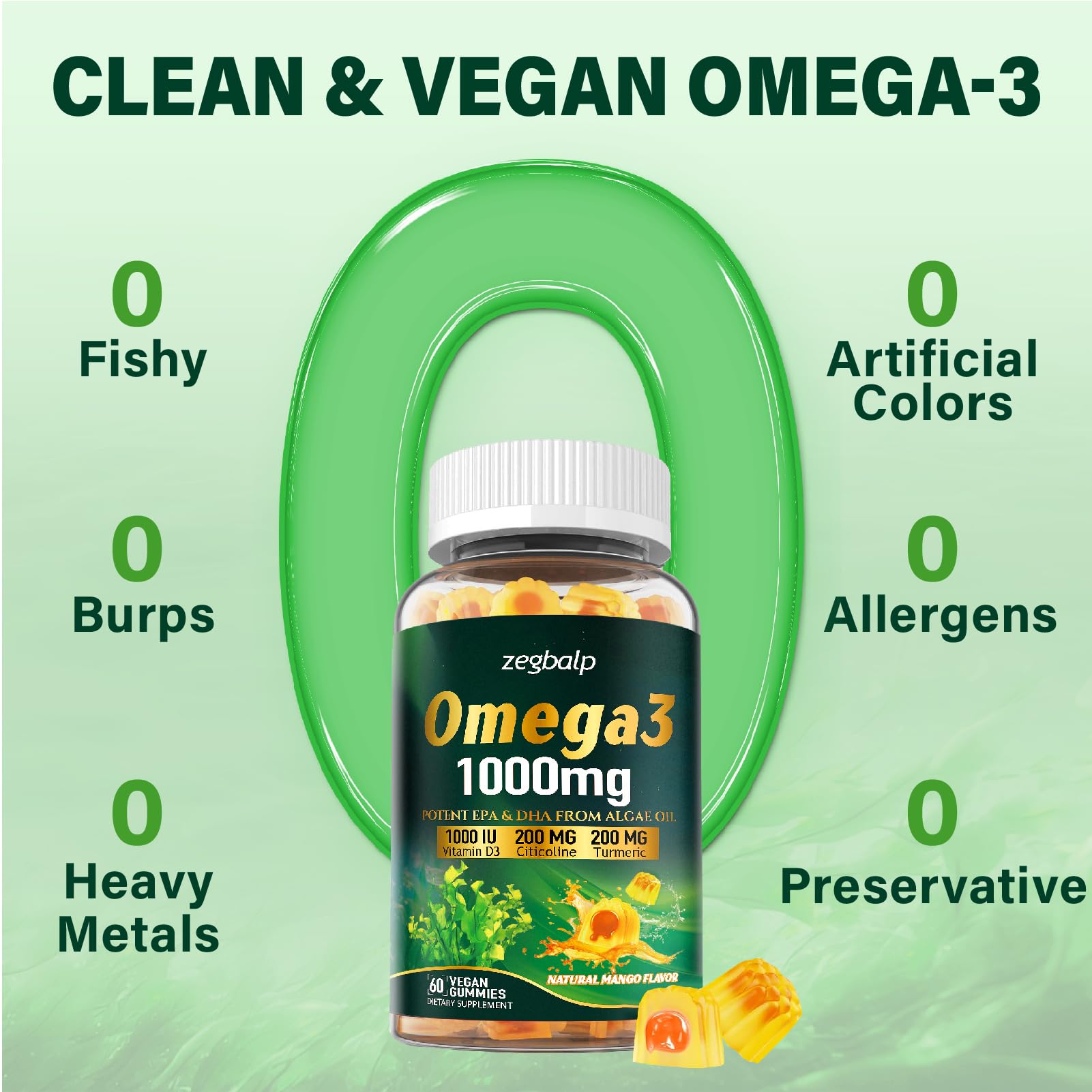 Complemento vegano ZEGBALP para adultos activos