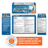 Zegerid OTC: logo y diseño reconocible para confianza en la marca.