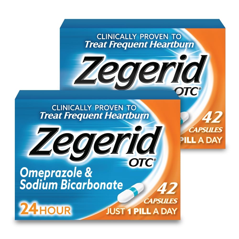 Zegerid OTC: empaque doble de cartones para conveniencia en casa