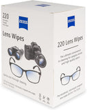 ZEISS toallitas envasadas individualmente, convenientes para bolso o coche.