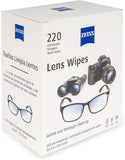 ZEISS toallitas para lentes, limpieza suave en gafas con recubrimiento antirreflejo.